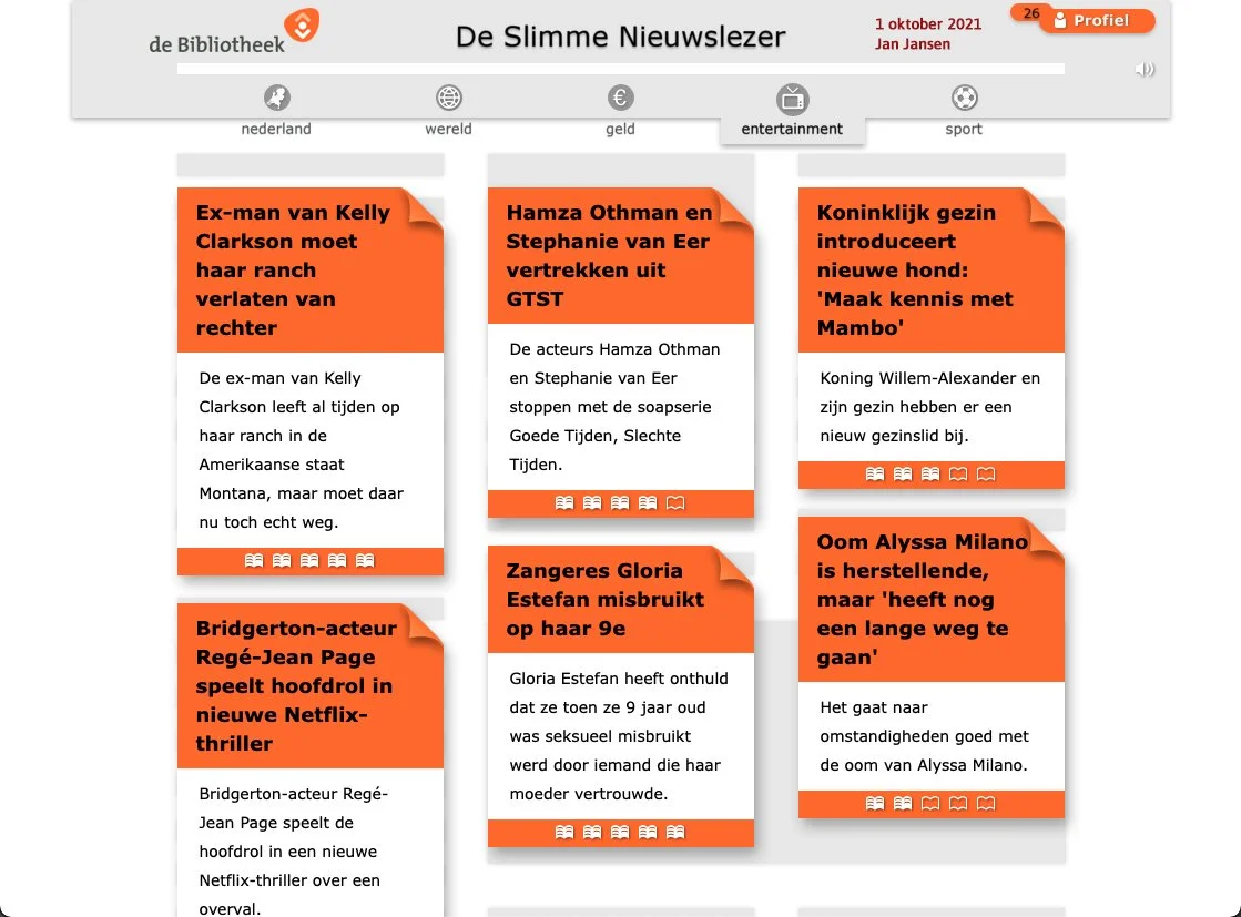 Lees korte, echte nieuwsartikelen die jou interesseren